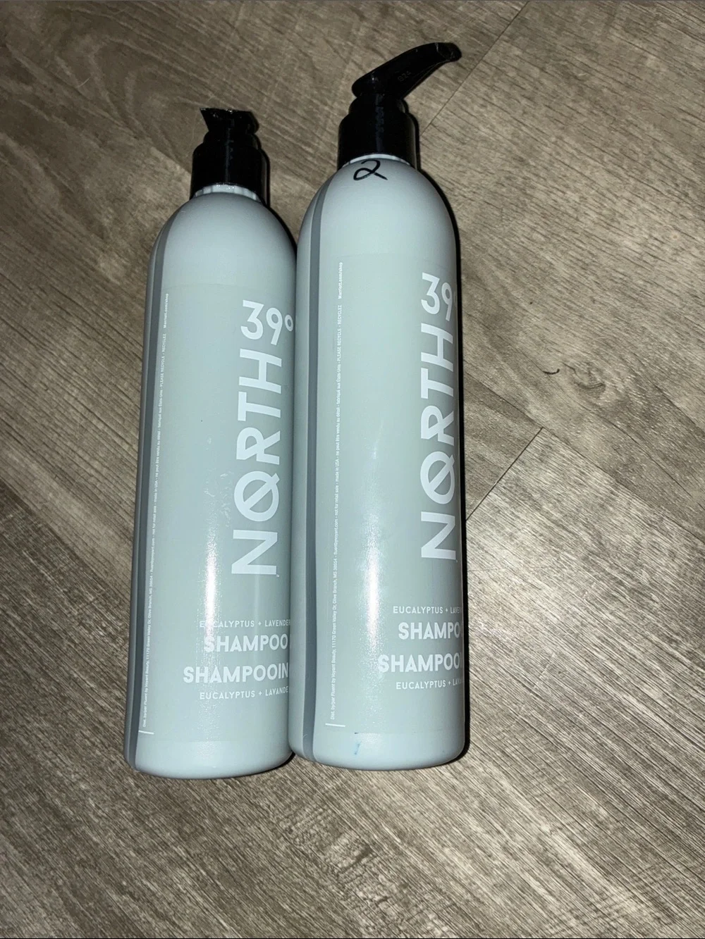 39 Degrees NORTH Hydrating Eucalyptus Lavender Shampoo Marriott BUNDLE of 4